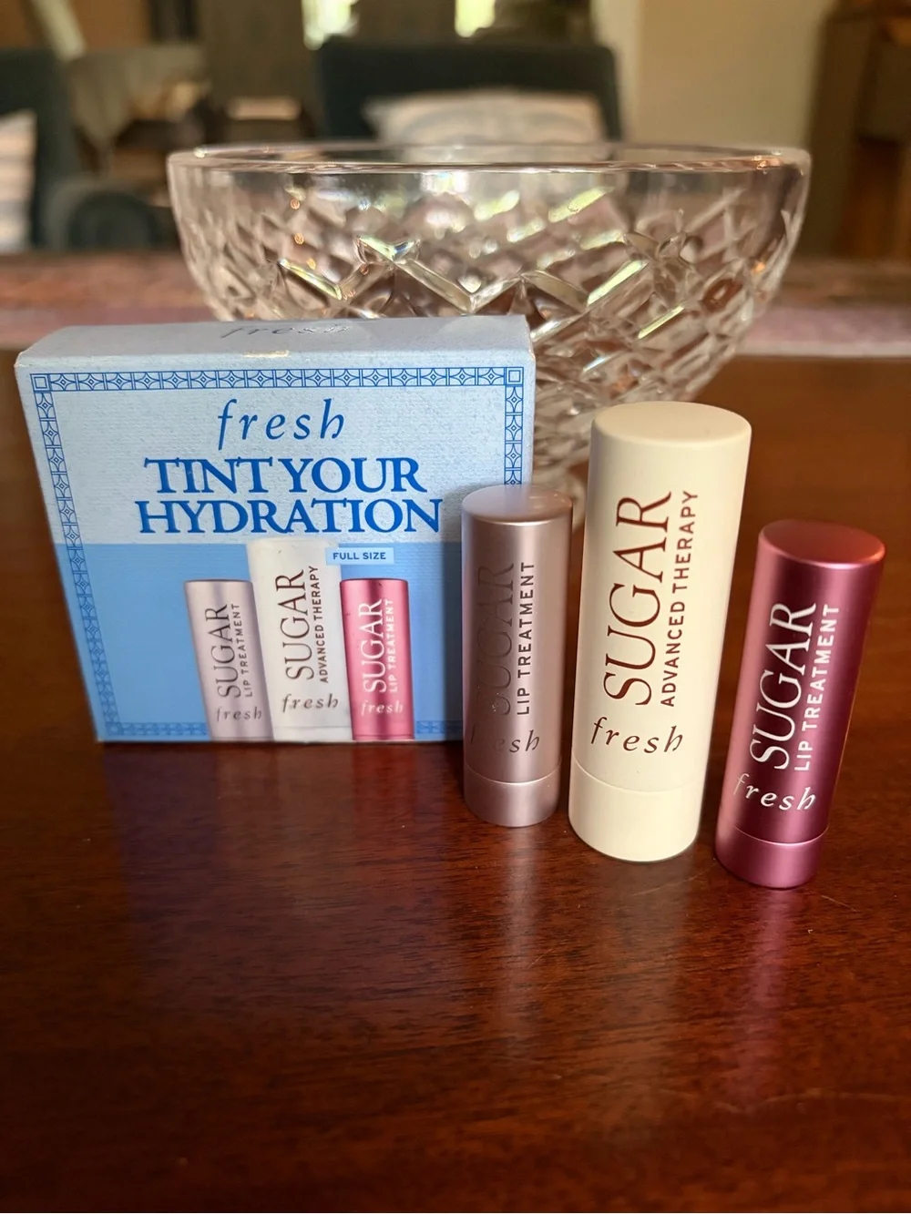 NWT fresh Tint Your Hydration 3 piece lip set